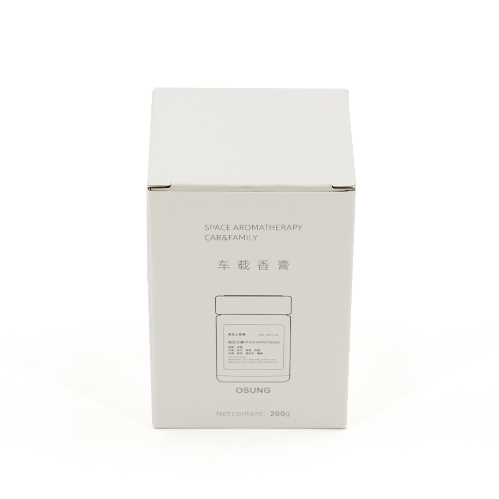 Custom car air freshener auto lock bottom paper box