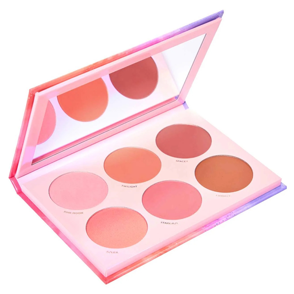 Benutzerdefiniertes Logo leerer Kartonpulver Blush Box