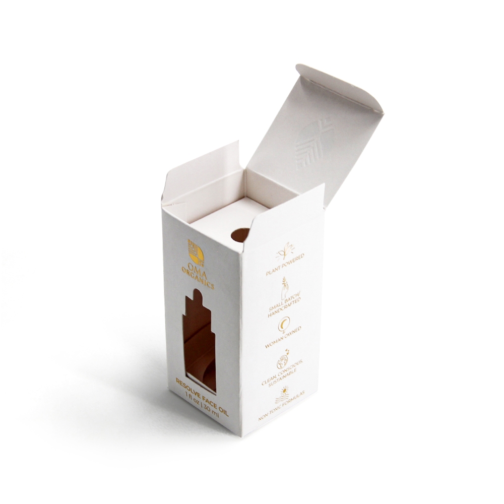 Custom Size Cardboard 30ml Dropper Bottle Packaging Box