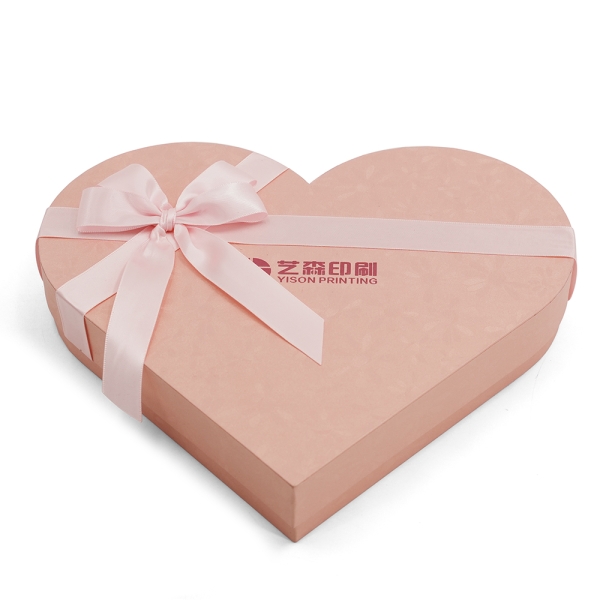 Boîtes coeur avec logo personnalisé