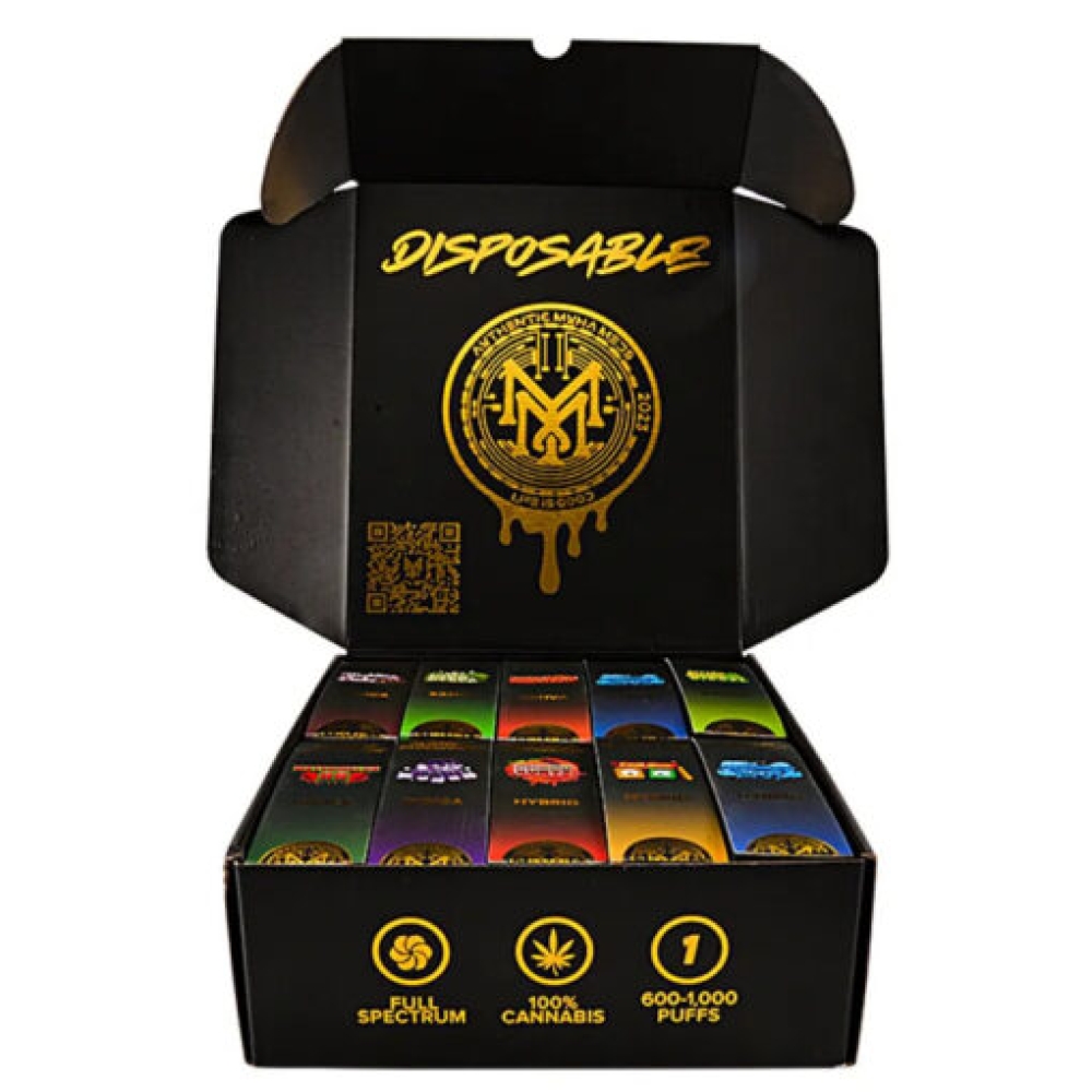 Muha Meds THC Vape Cartridge Box de envasado