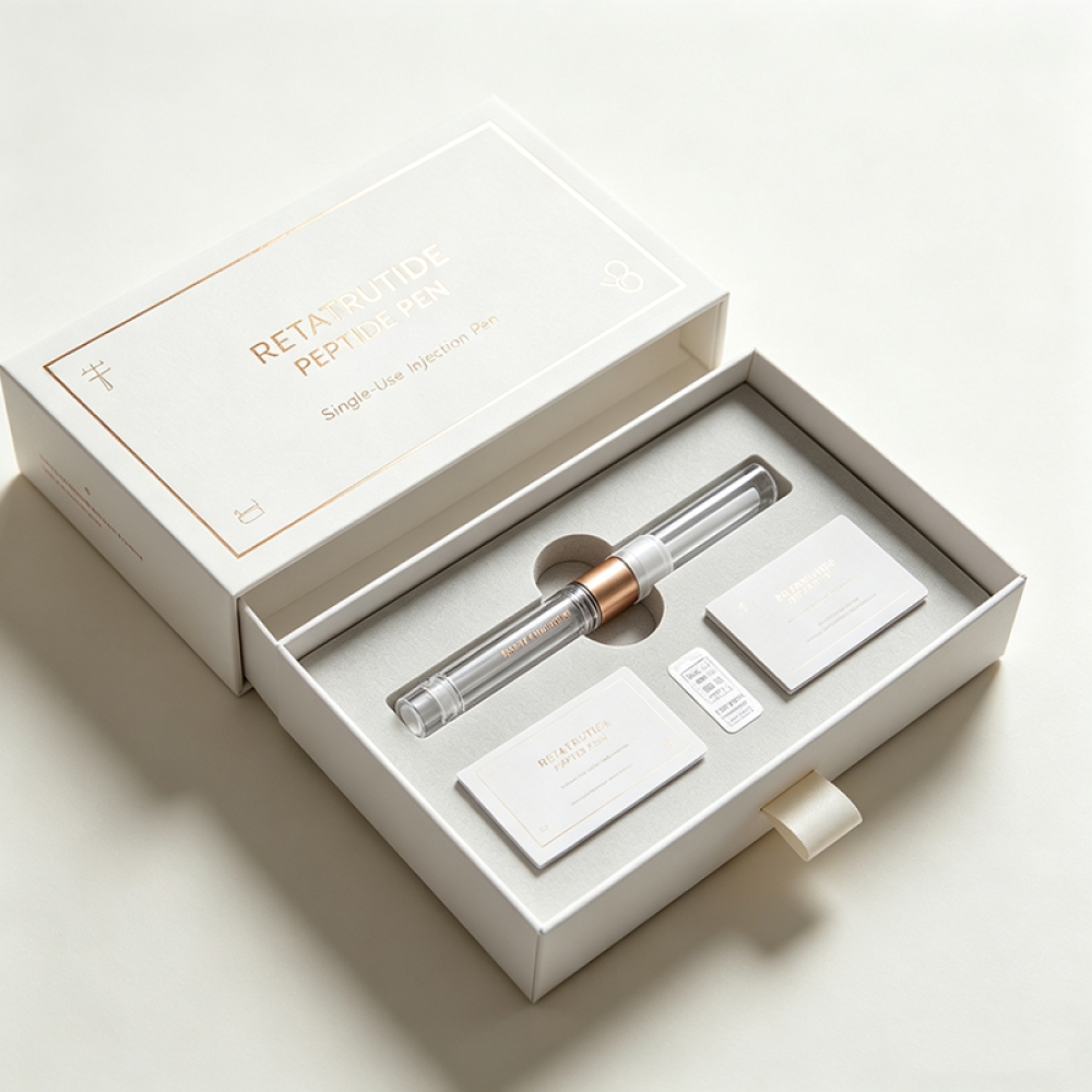 Retatrutide Peptide Pen Packaging Box