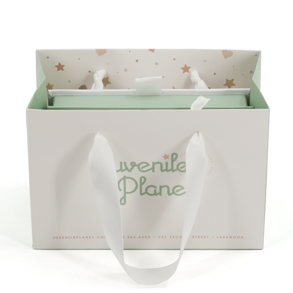 Caja de tarjeta de regalo de lujo personalizada con bolsas de papel