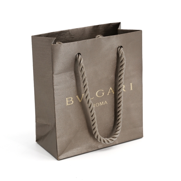Luxury Famous Brand Designer Textured Paper Bags for Perfume