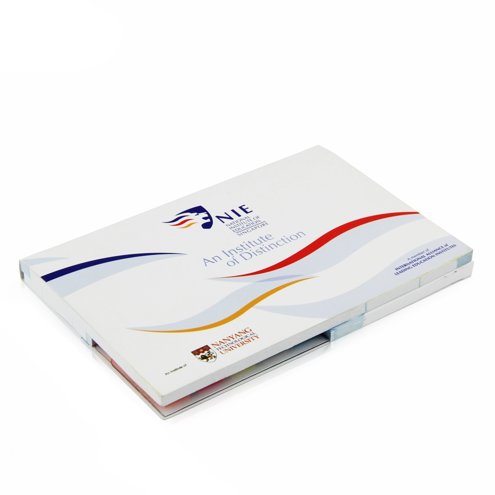 Großhandel benutzerdefinierte Logo bedruckte Werbepocket -Notiz Memo Pad klebrig