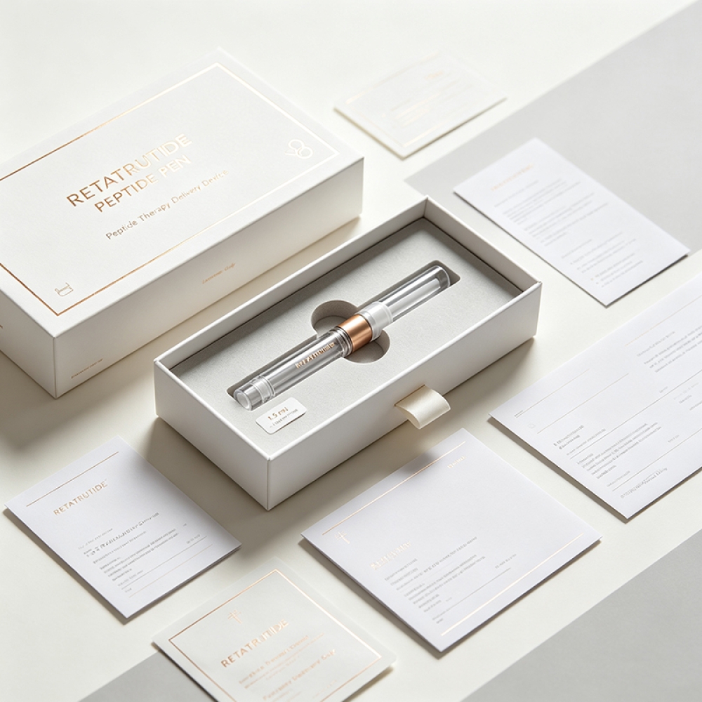 Retatrutide Peptide Pen Packaging Box