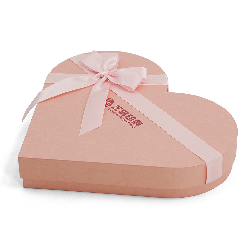 Boîtes coeur avec logo personnalisé