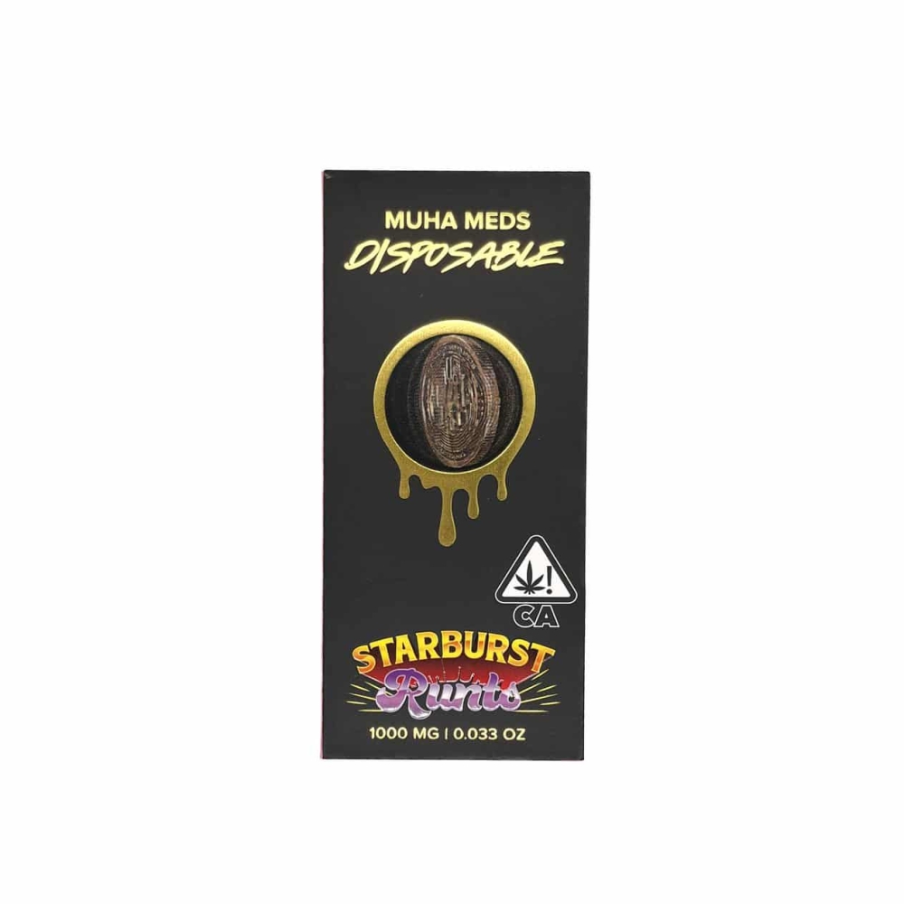 Muha Meds THC Vape Cartridge Box de envasado