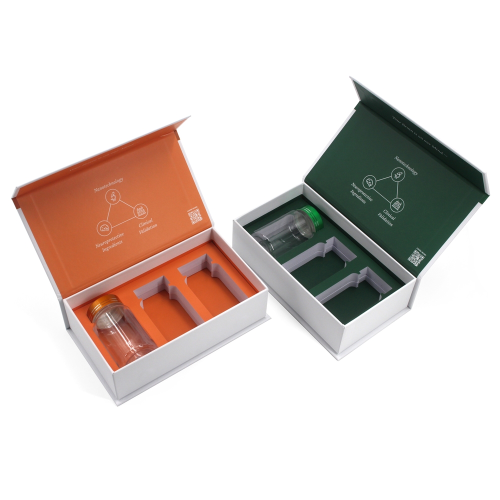 Custom Luxury Supplement Bottle Packaging Paper Box