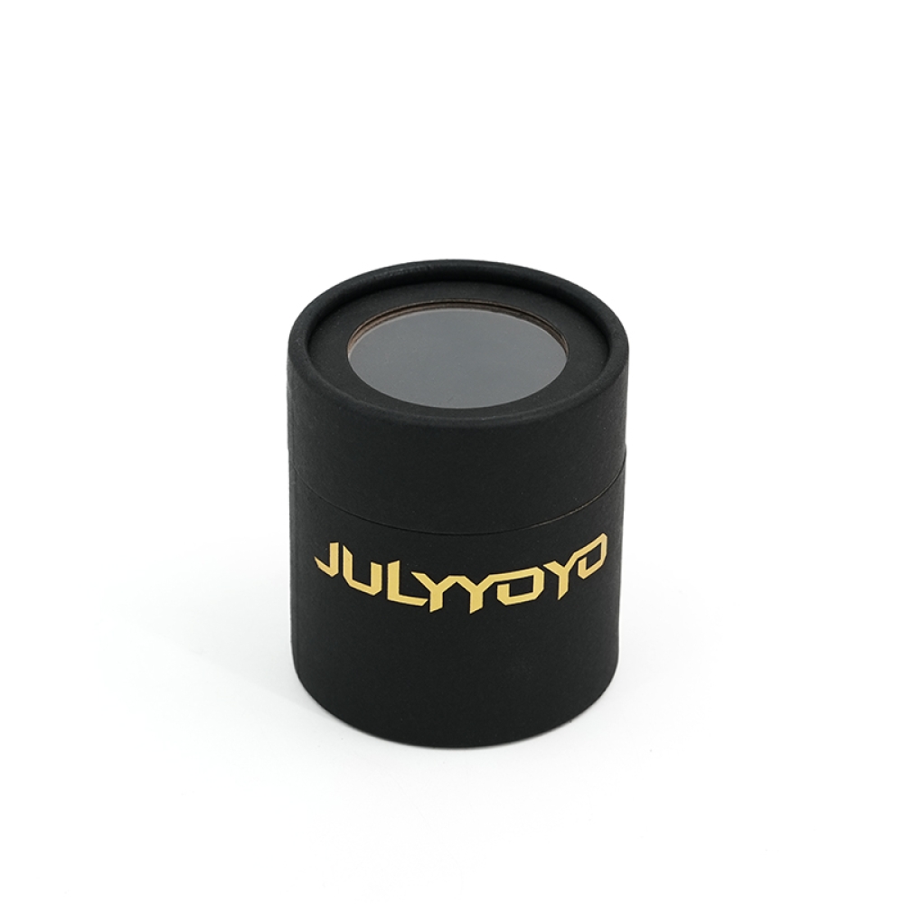 Benutzerdefinierte Papierrohrverpackung mit transparentem Fenster