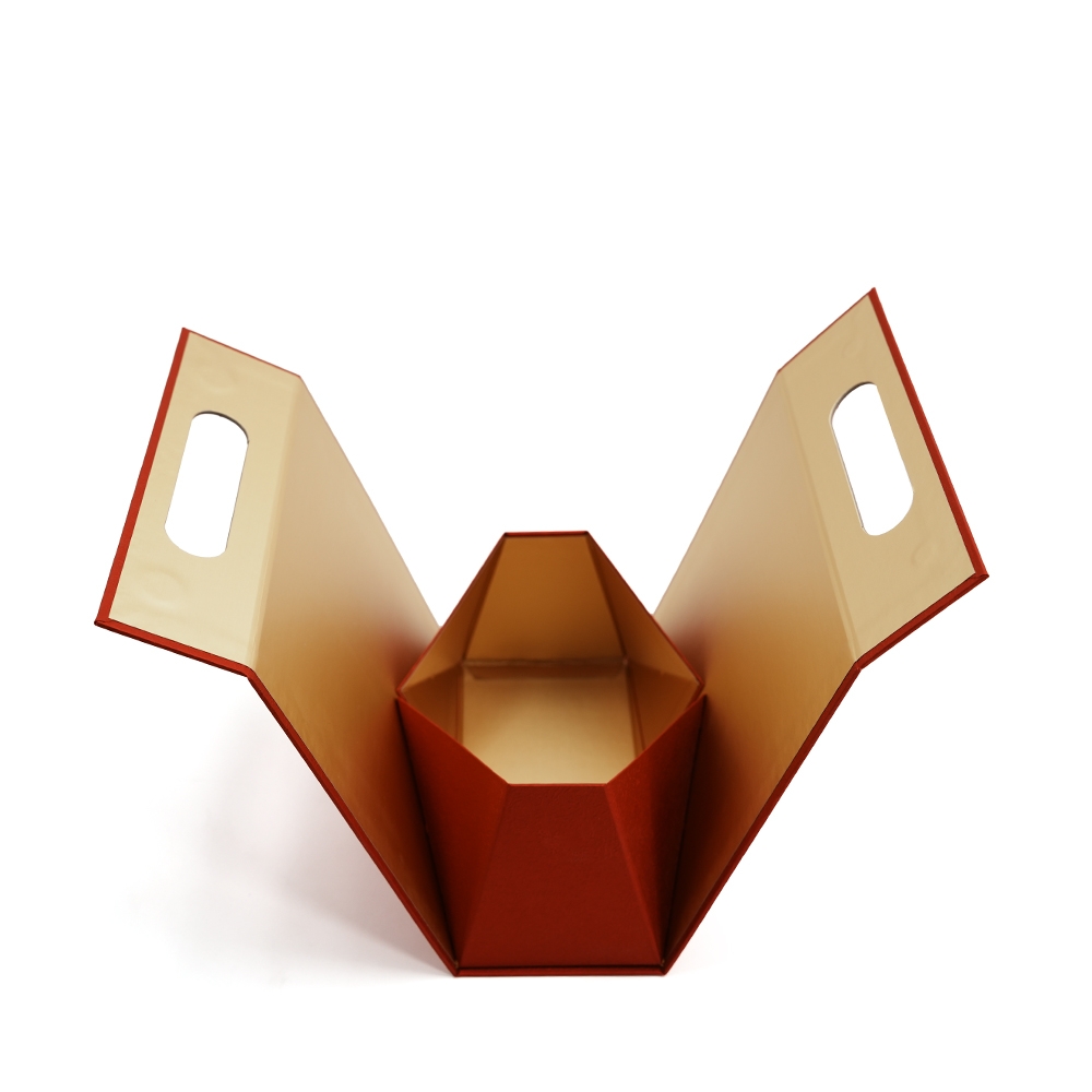 Изготовленная на заказ треугольная складная магнитная подарочная упаковочная коробка