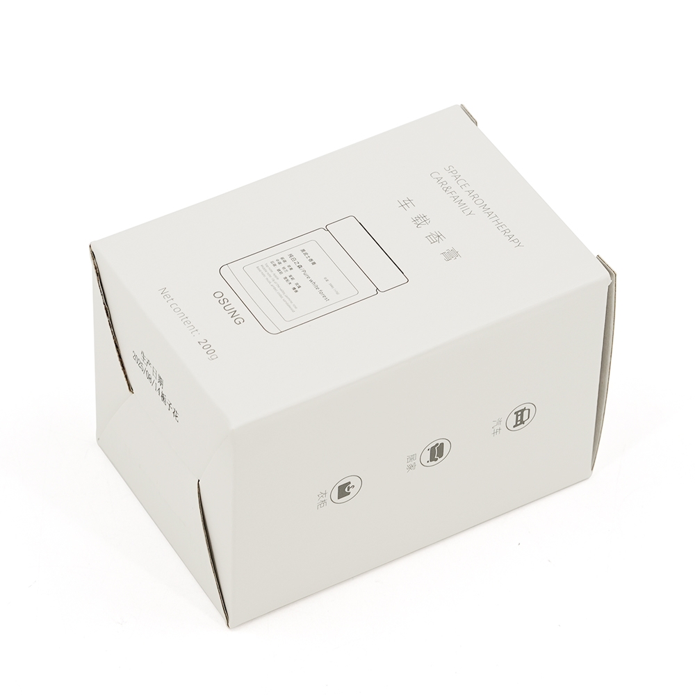 Custom car air freshener auto lock bottom paper box