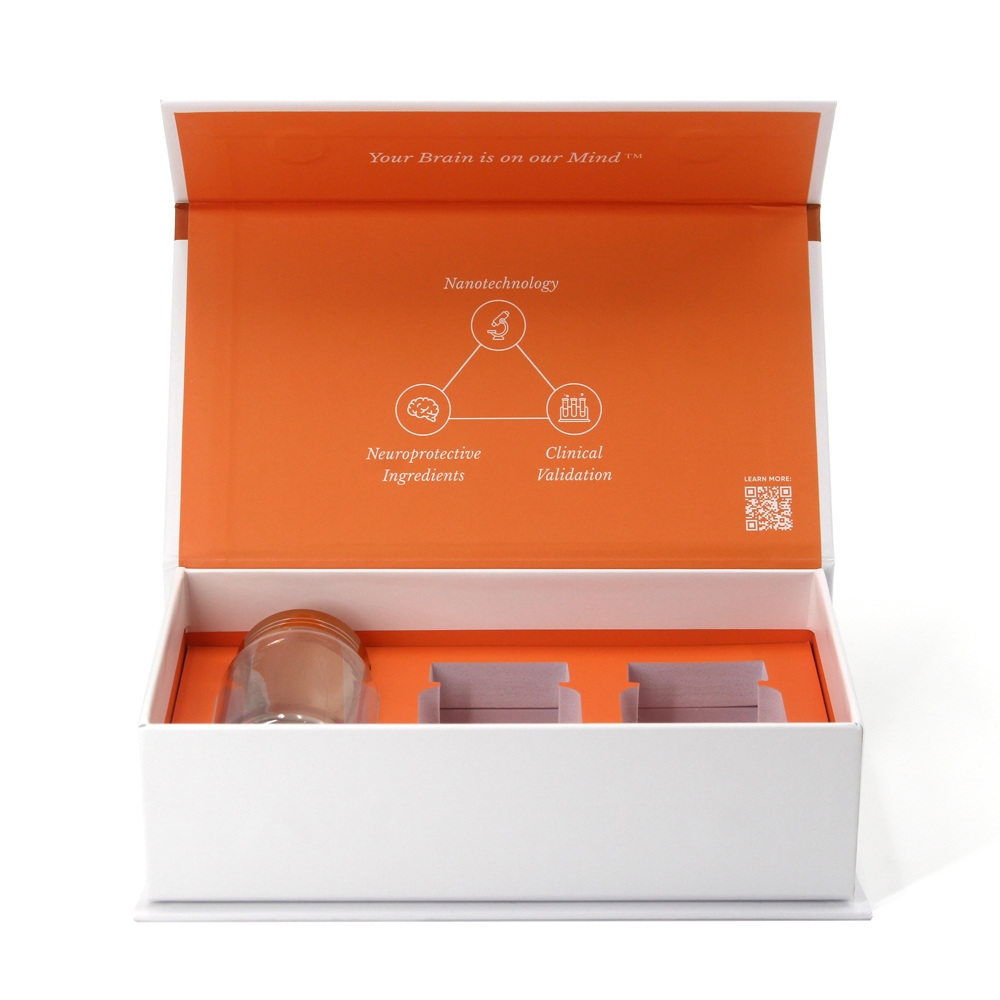 Custom Luxury Supplement Bottle Packaging Paper Box