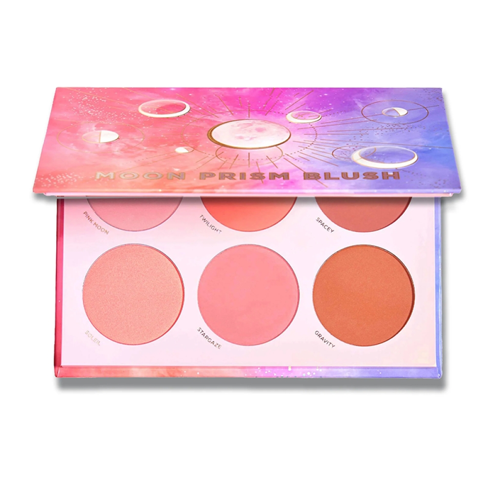 Benutzerdefiniertes Logo leerer Kartonpulver Blush Box