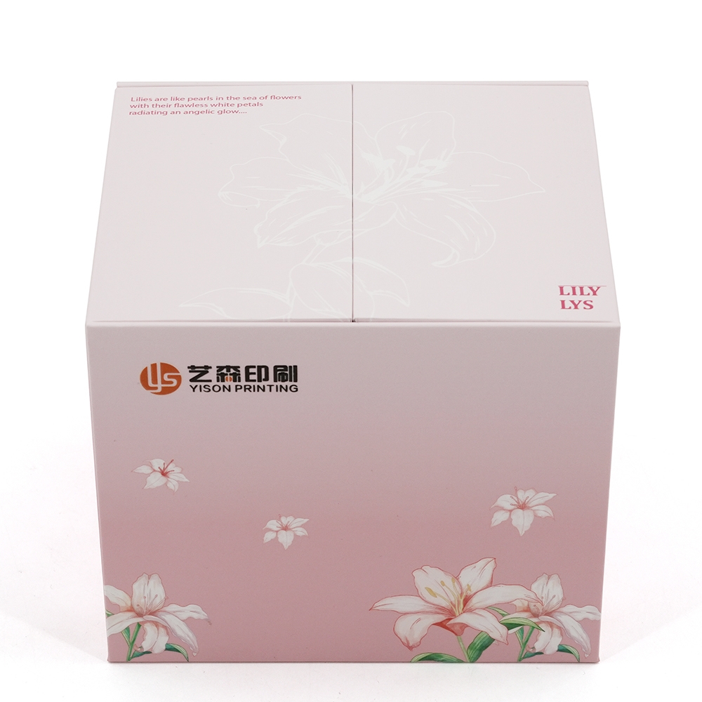 Boîte-cadeau relevable de luxe à double porte pour l'emballage de parfum