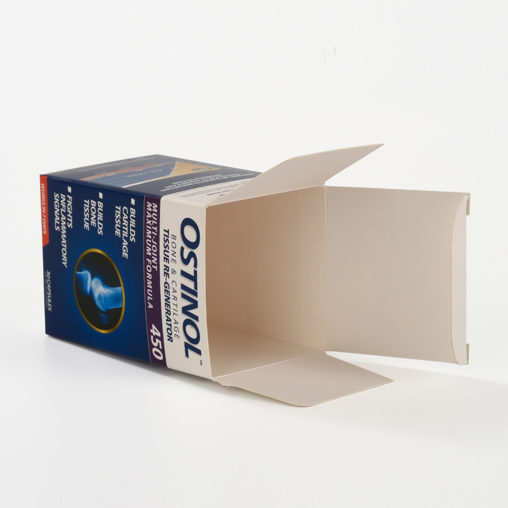 Custom Medical Ointment Tuck End Pharmaceutical Medicine Pill Paper Drug Packaging Box for Tablet