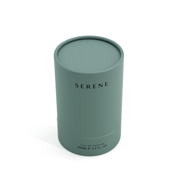 Luxury Round Perfume Box – Custom Cylindrical Gift Tube for Cologne, Fragrance, or Essential Oils