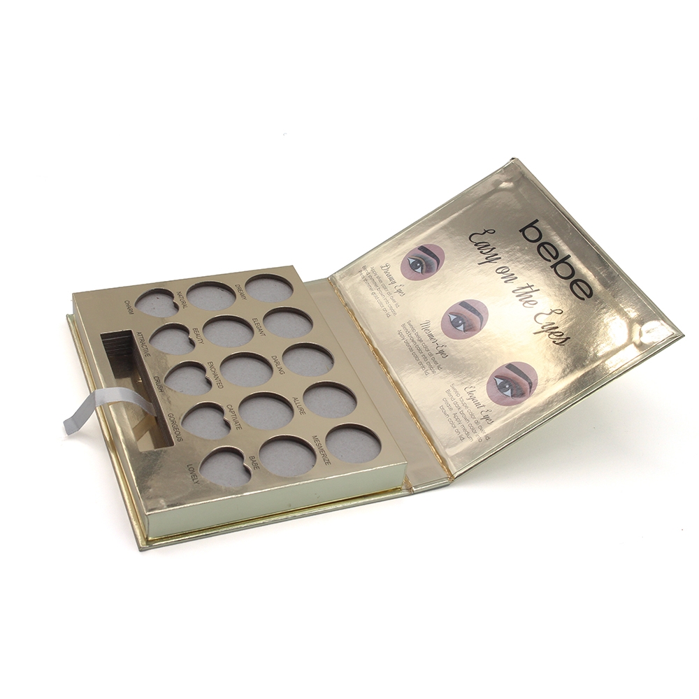 Benutzerdefinierte Logo leerer Papierkarton Make -up -Palette