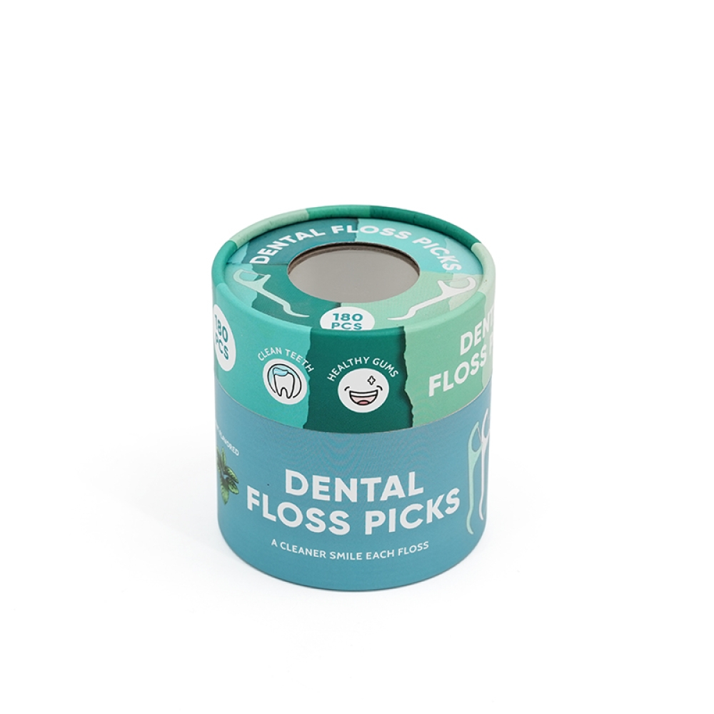 Benutzerdefinierte Papierrohrverpackung mit transparentem Fenster