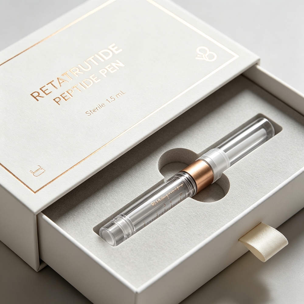 Retatrutide Peptide Pen Packaging Box