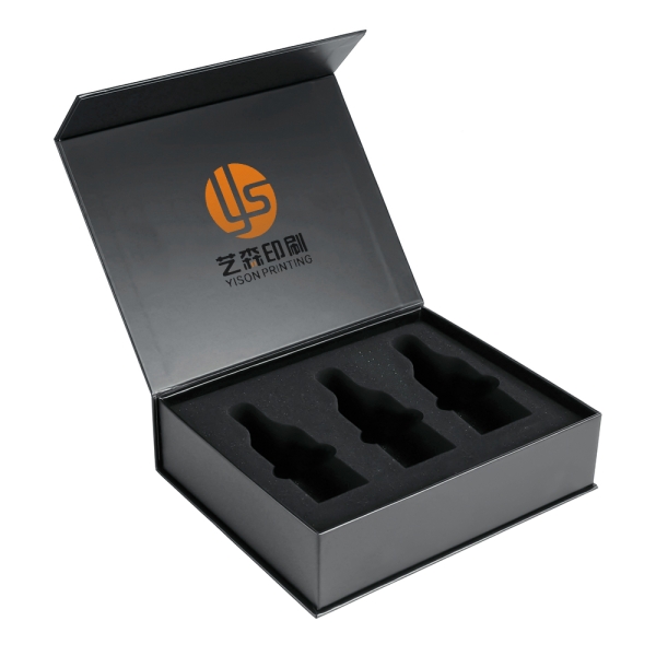 Custom Electronic Cigarettes Packaging Paper Magnetic Gift Box with EVA Foam Insert