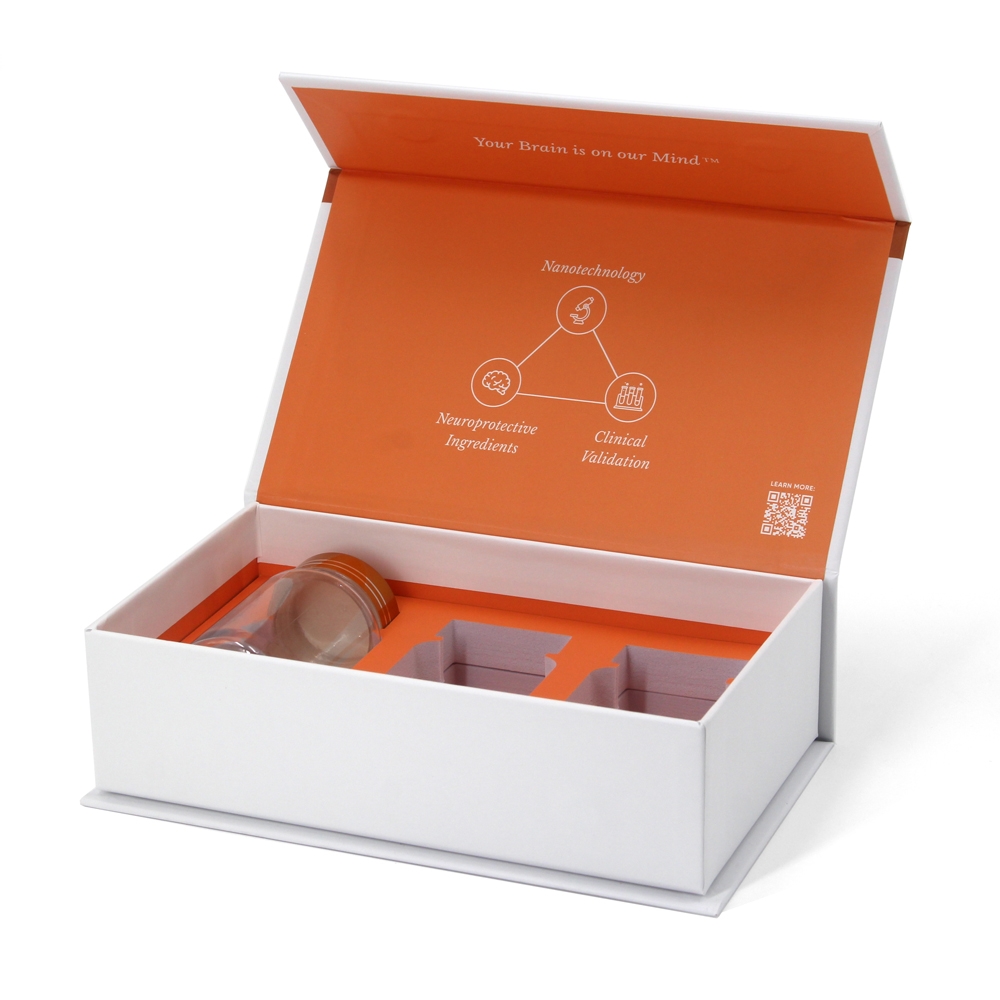 Custom Luxury Supplement Bottle Packaging Paper Box