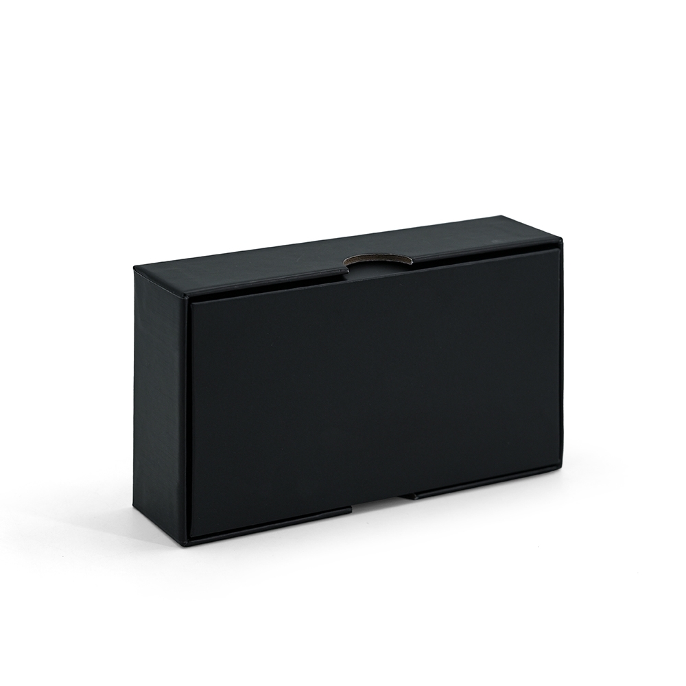 Custom Black Rigid 4-Pack 3ml Peptide Vial Box