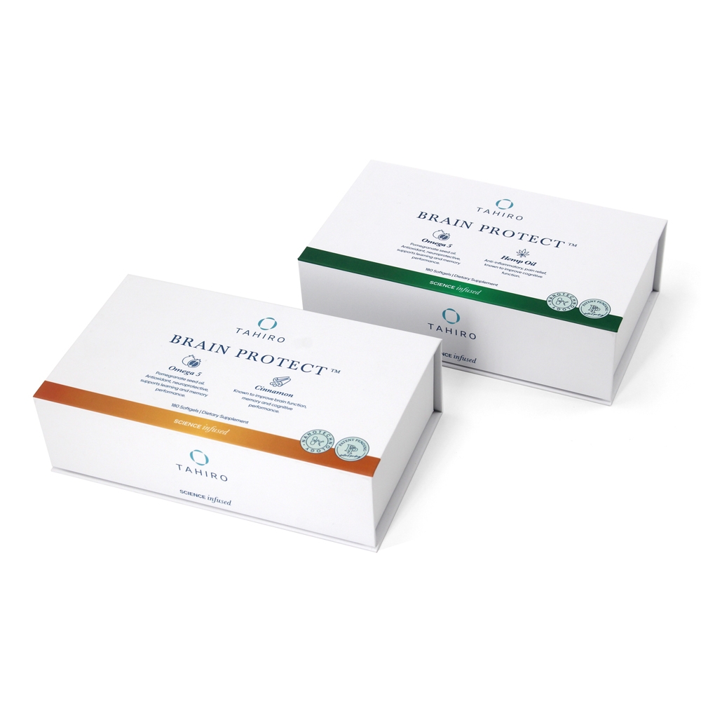 Custom Luxury Supplement Bottle Packaging Paper Box