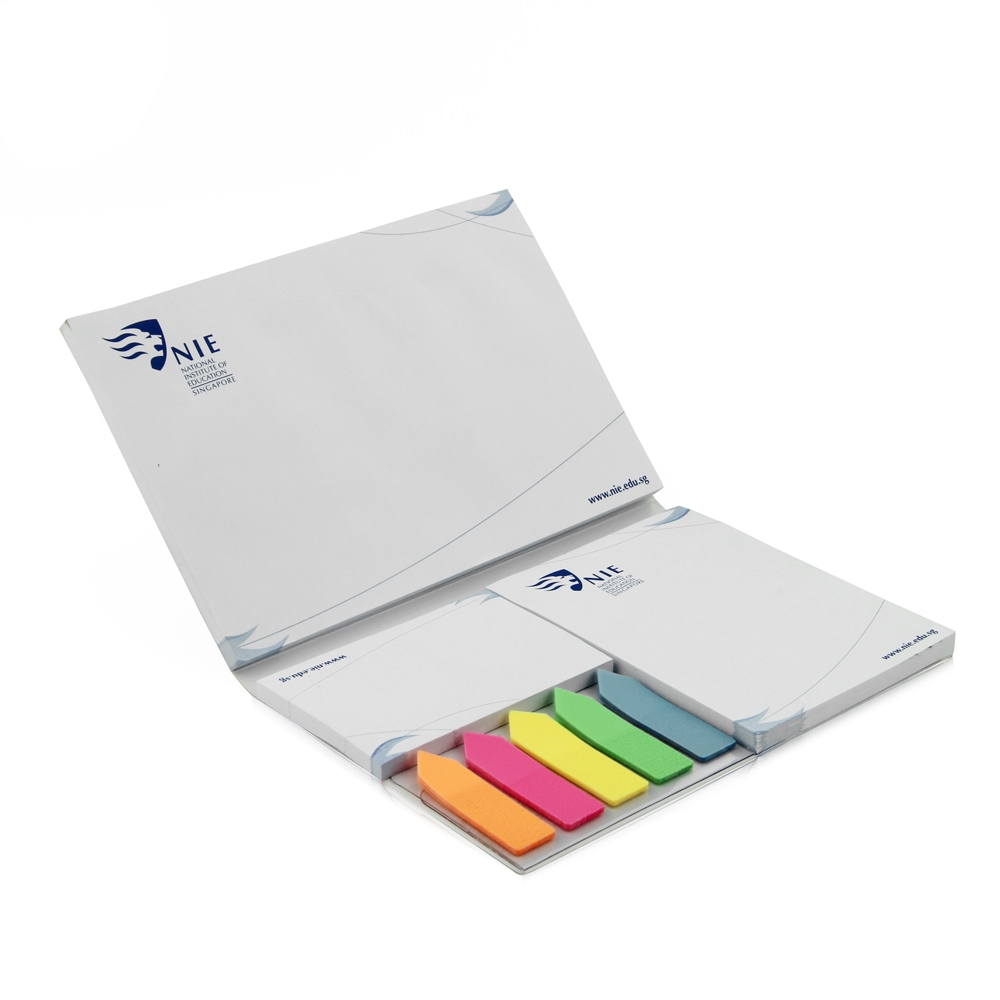Großhandel benutzerdefinierte Logo bedruckte Werbepocket -Notiz Memo Pad klebrig